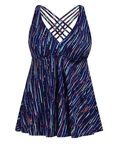 Plus Size Tankini Tops Flowy Bathing Suit Tops