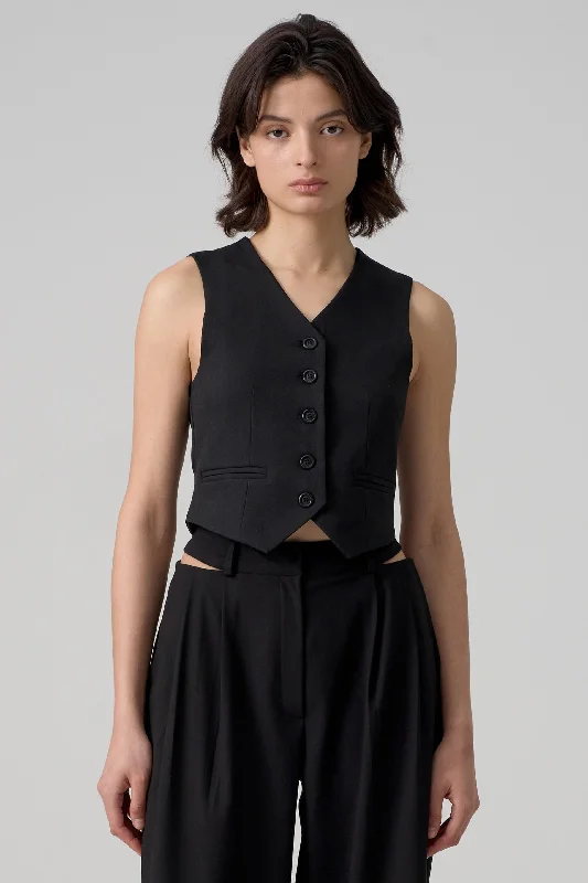 Stella Cropped Waistcoat