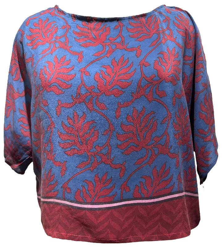 Delle Miller Avatar Pure Silk Boxy Top