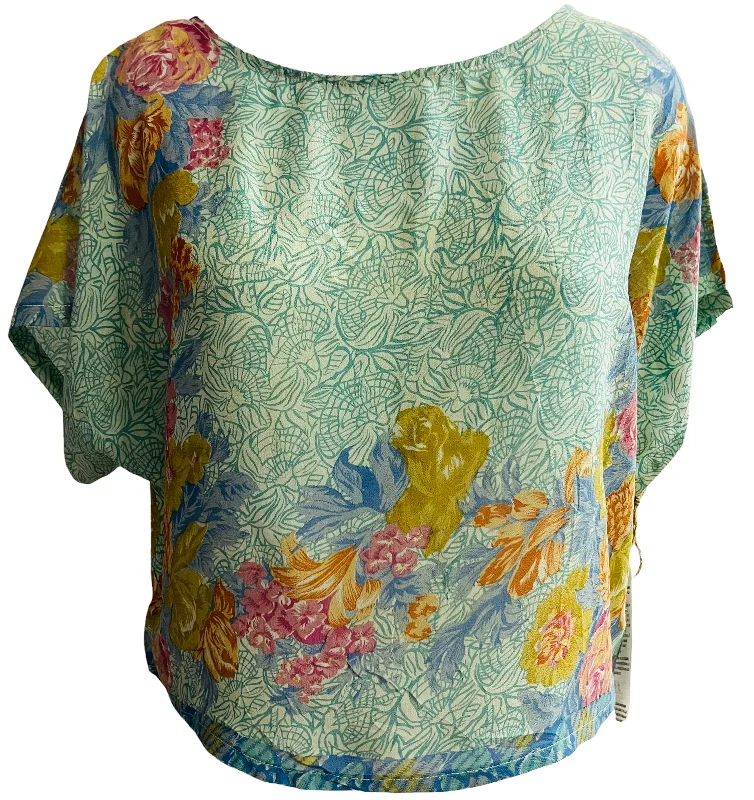 Fox Sheer Avatar Pure Silk Boxy Top