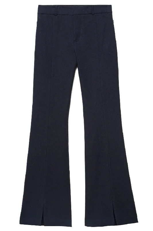 Le High Flare Split Front Trouser