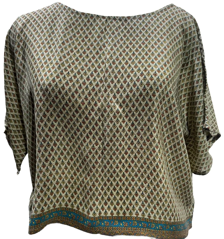 PRC4757 Nirvana Pure Silk Boxy Top