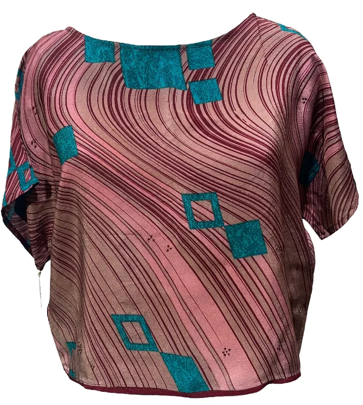 PRC4180 Avatar Pure Silk Boxy Top