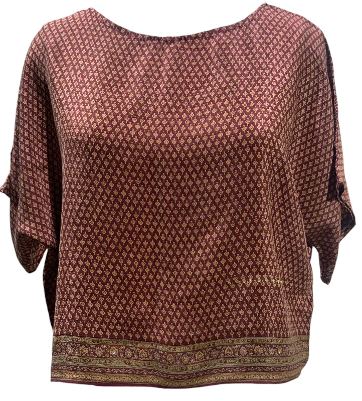 PRC4750 Avatar Pure Silk Boxy Top