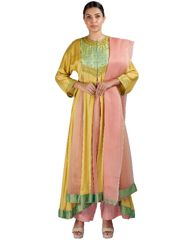 Yellow and Pink Salwar