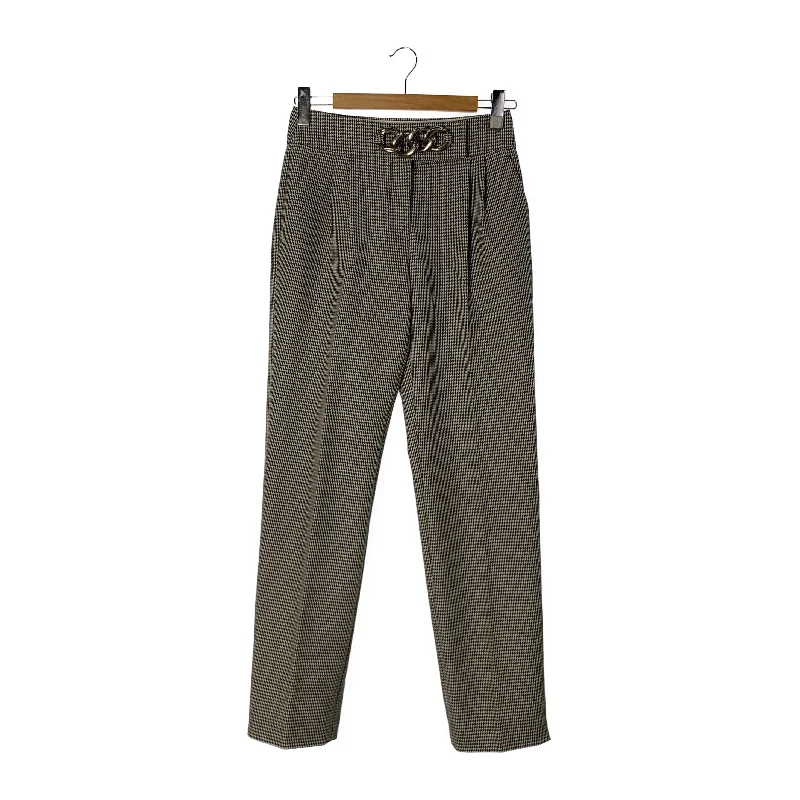 Alexander Wang/Bottoms/Multicolor/Wool/Houndstooth Check/