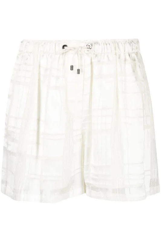 Textured Draw String Shorts