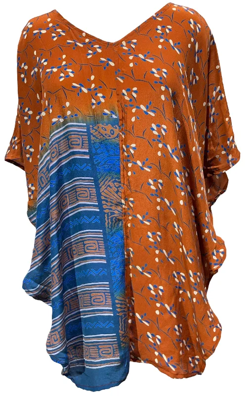 PRC5157  Avatar Pure Silk Waterfall Top