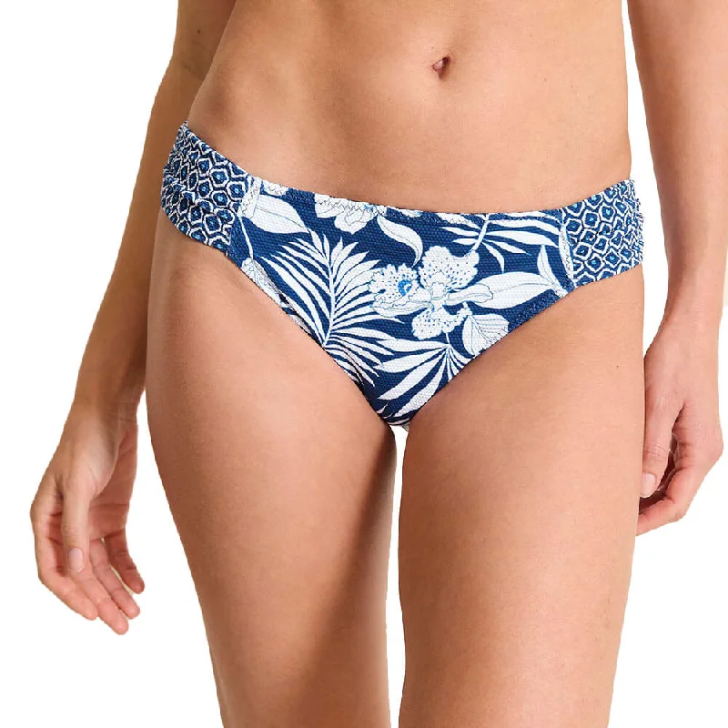 Tommy Bahama Womens Island Cays Blooms Reversible Hipster Bottom - Mare Navy Rev