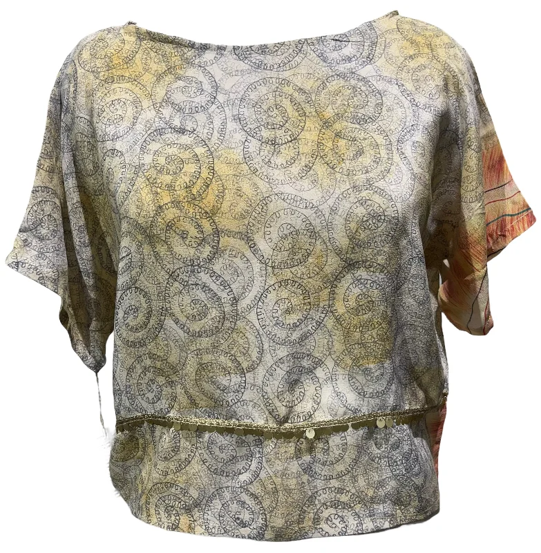 PRC4233  Avatar Pure Silk Boxy Top