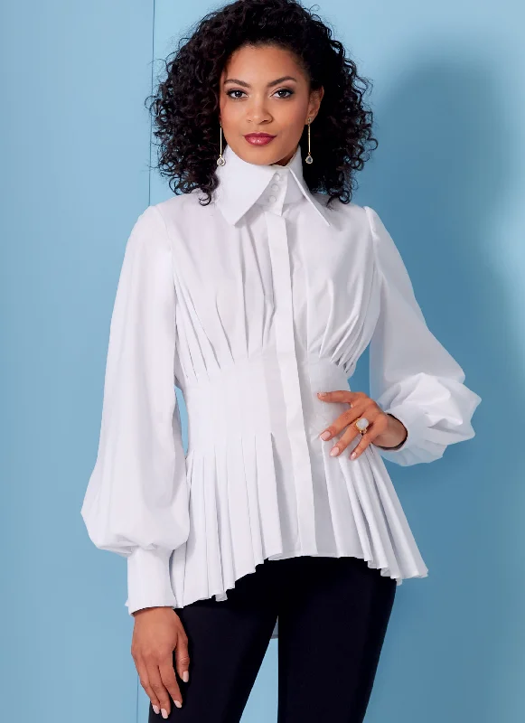 Vogue 1845 Peplum Shirt Pattern