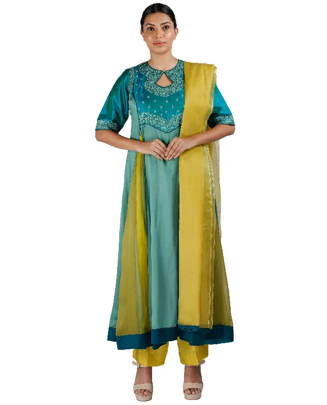 Green Salwar