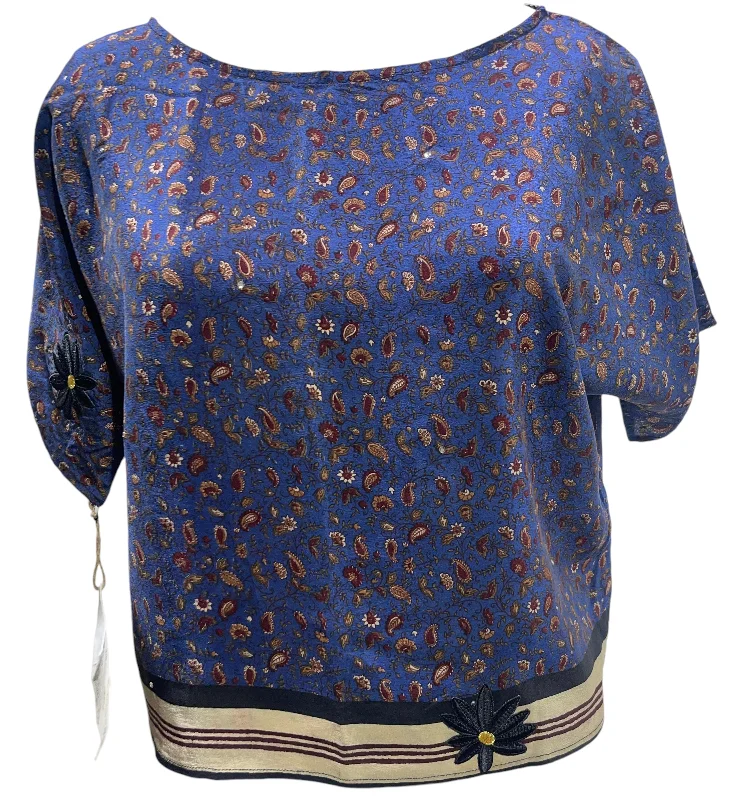 PRC3847  Avatar Pure Silk Boxy Top