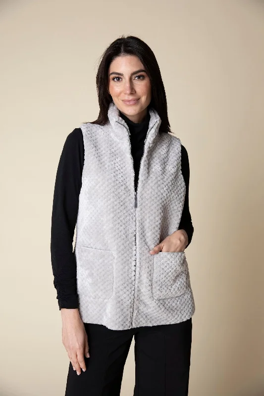 Sherpa Zip Patch Pocket Vest