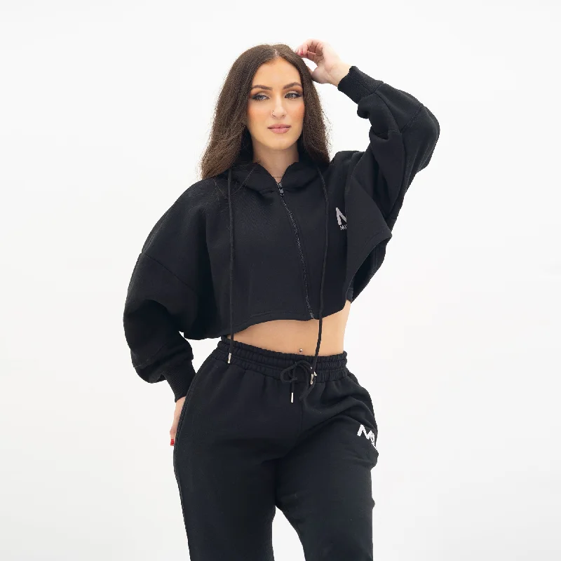 Boyfriend Cropped Hoodie