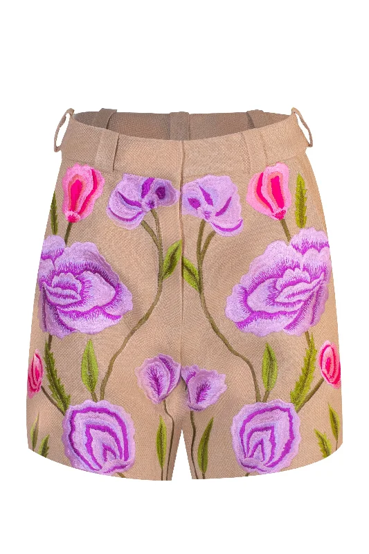 Embroidered Shorts