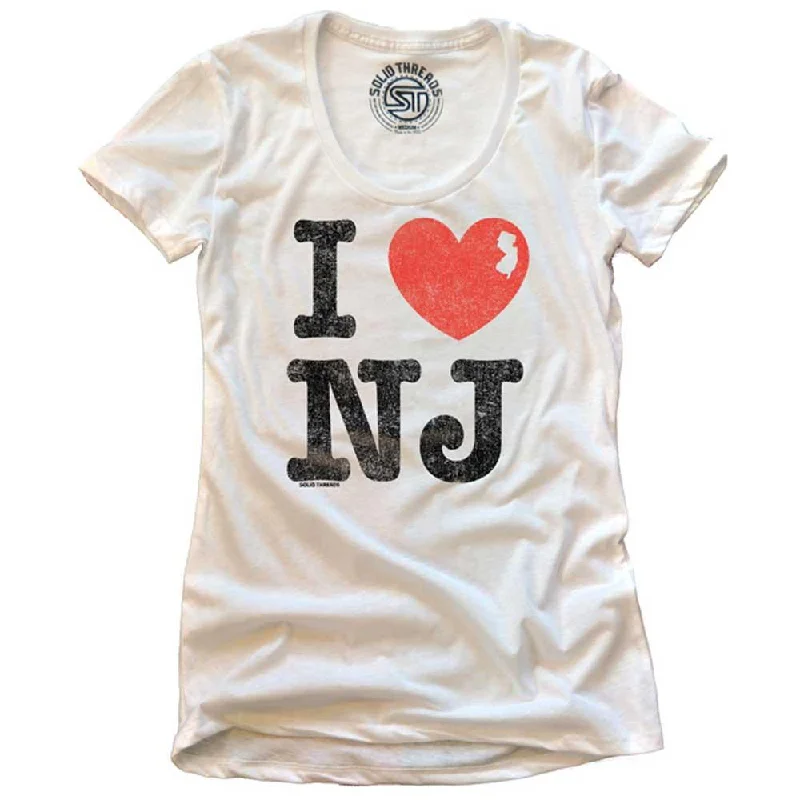 Women's I Heart NJ T-shirt