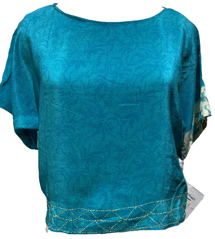 PRC3796 Avatar Pure Silk Boxy Top