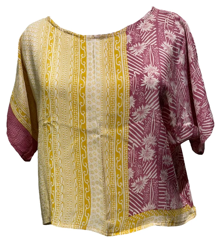 PRC4562 Avatar Pure Silk Boxy Top