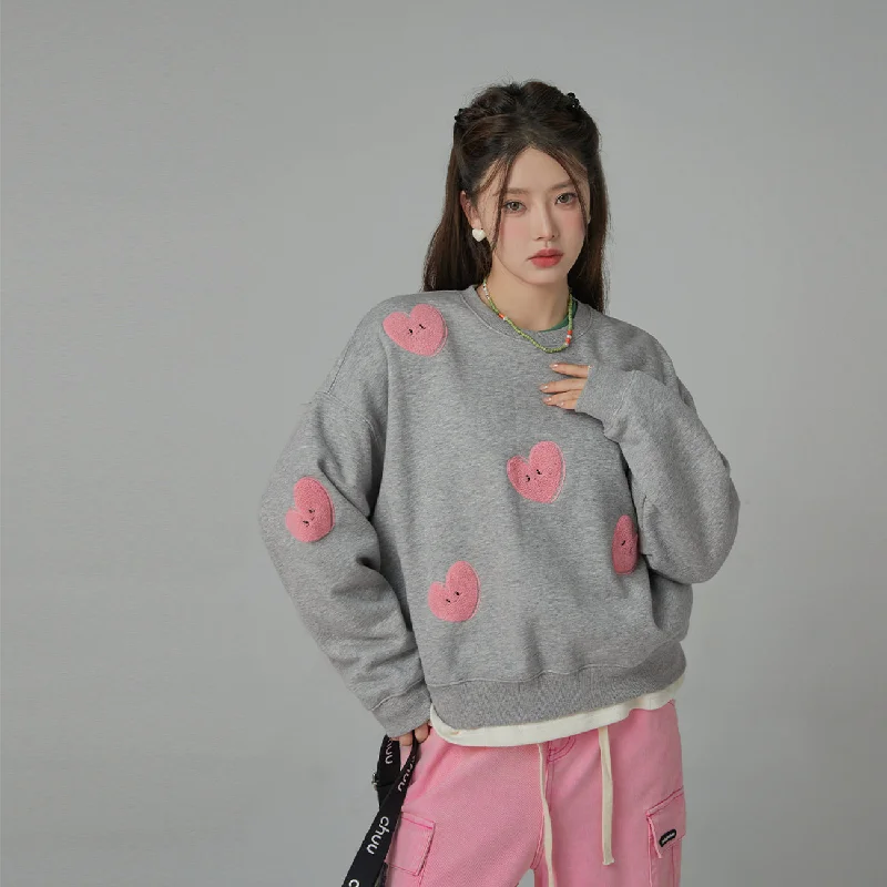 In The Crowd Heart Sweatshirt