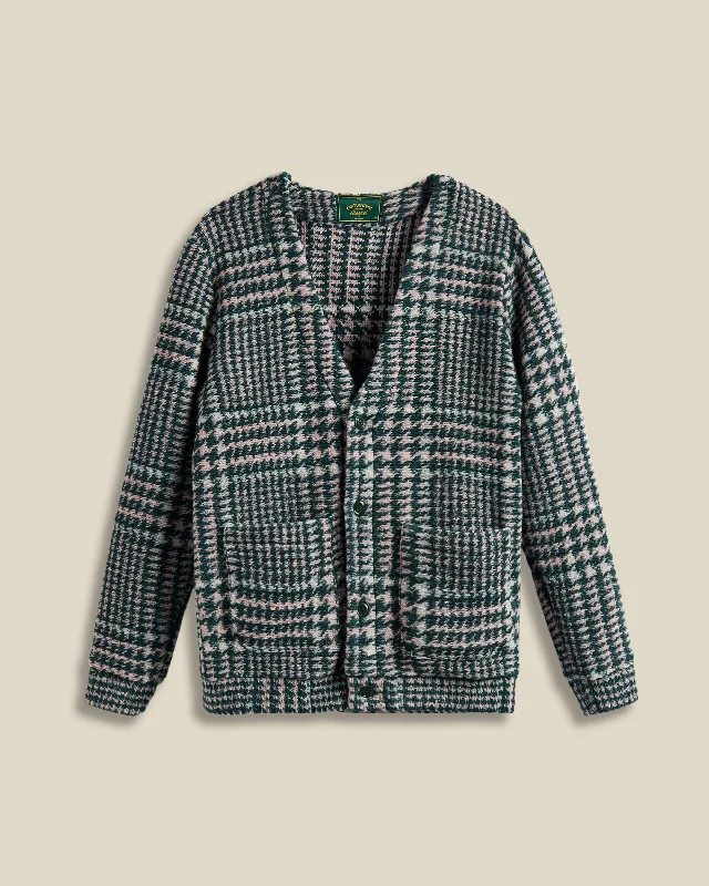 Gales Cardigan - Green/Rose