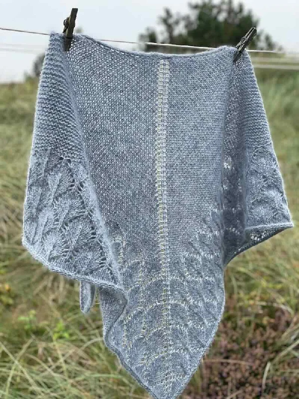 Vadehav shawl by Önling, No 20 + Silk mohair knitting kit