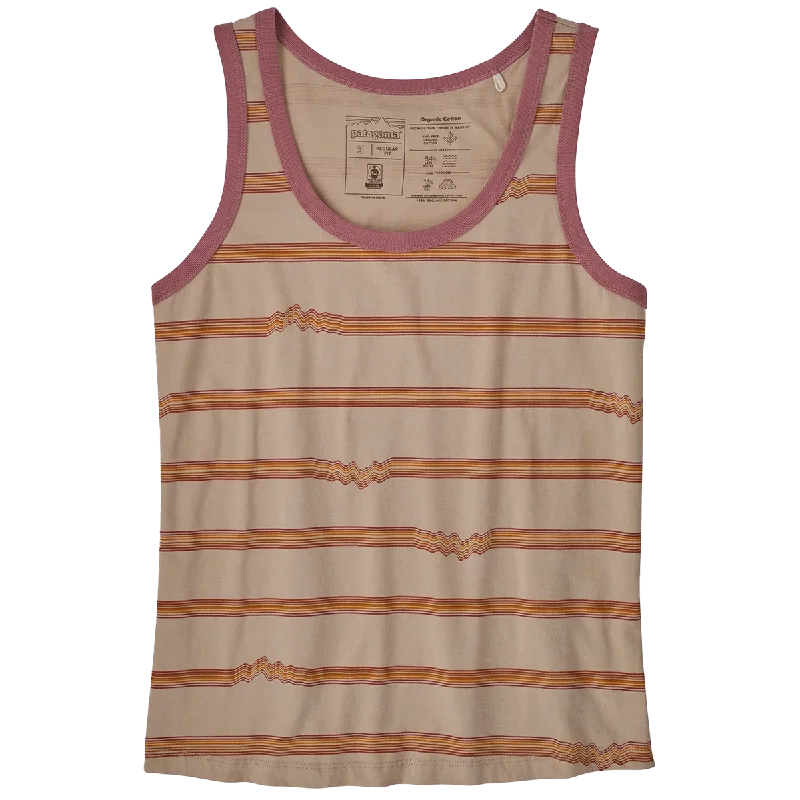 Women's Ridge Rise Stripe Repeat Organic Tank Top