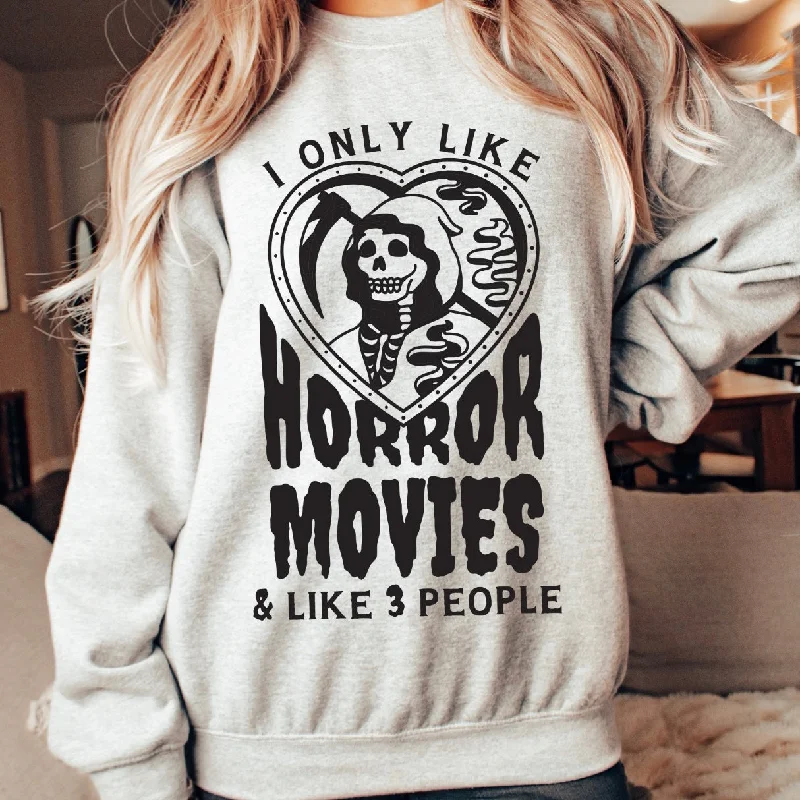 Horror Movies • Ash Gray Pullover