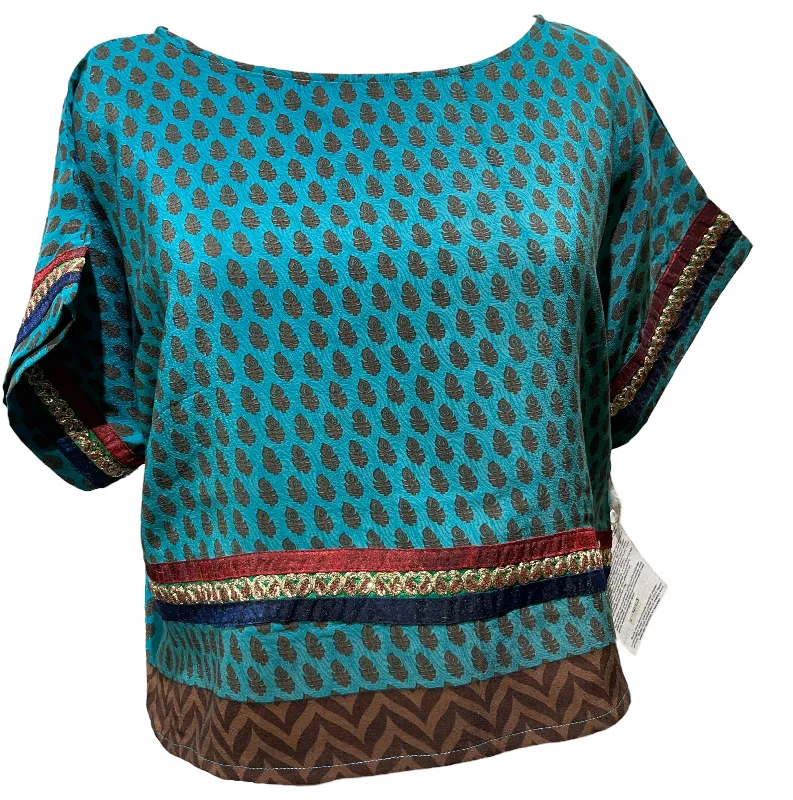 PRC4163 Avatar Pure Silk Boxy Top