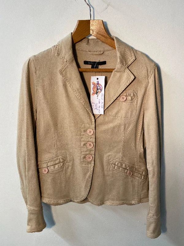 Marc Jacobs Designer Jacket Cotton Taupe Size 12